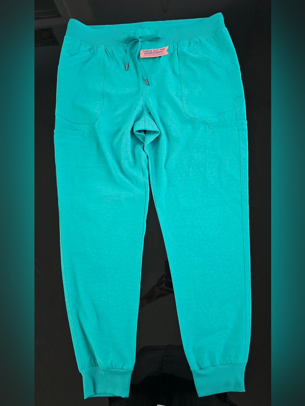 Teal Women Jogger Bottoms